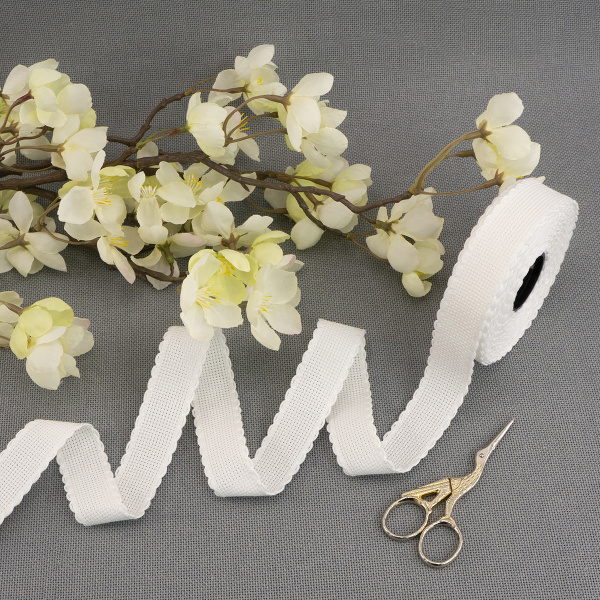 Лента канвовая Aida для вышивания 14 ct ширина 2,5 см. Арт 7002/1