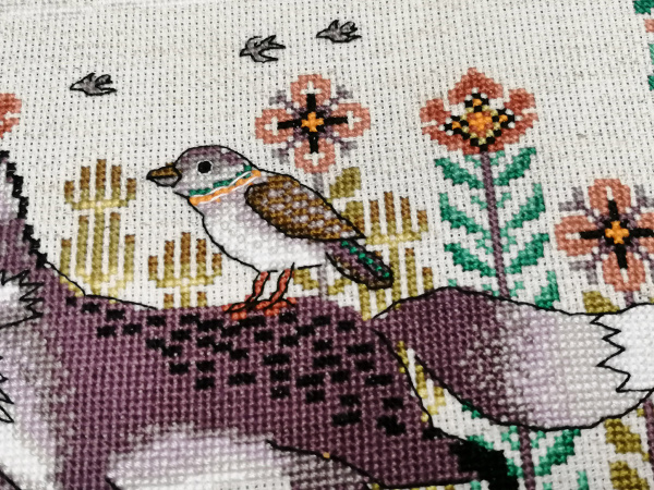 Набор для вышивания "Лисонька и птица". Арт 03.017.19