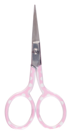 Ножницы  для вышивания "Горошки", 9 см. Арт B5429.PINK    