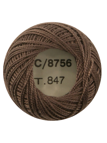 Мулине "Finca Perle"(Жемчужное"), №12,однотонный цвет 8756. Арт 00008/12/8756           