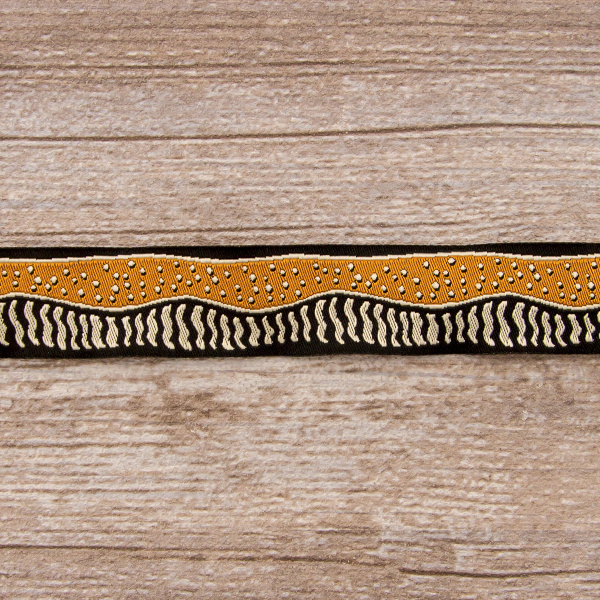 Лента жаккардовая SAFISA, 20 мм, 15 м, цвет 03. Арт 9272-20мм-03