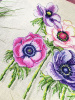 Набор для вышивания  "Цветы Анемоны". Арт 04.003.12
