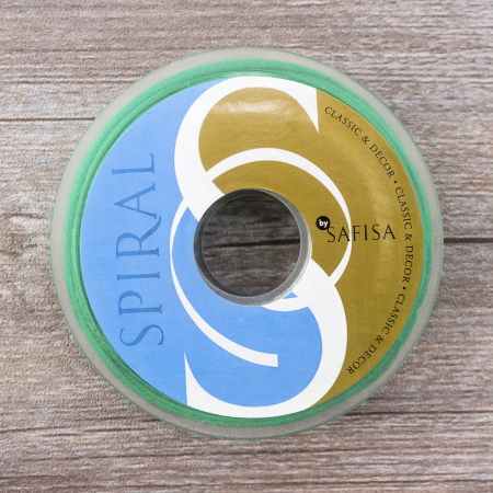 Шнур атласный SAFISA 2 мм, 25 м, цвет 25, зеленый. Арт 462-25                  