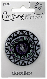 Пуговица "Doodle" Large Ethnic. Арт 470001411