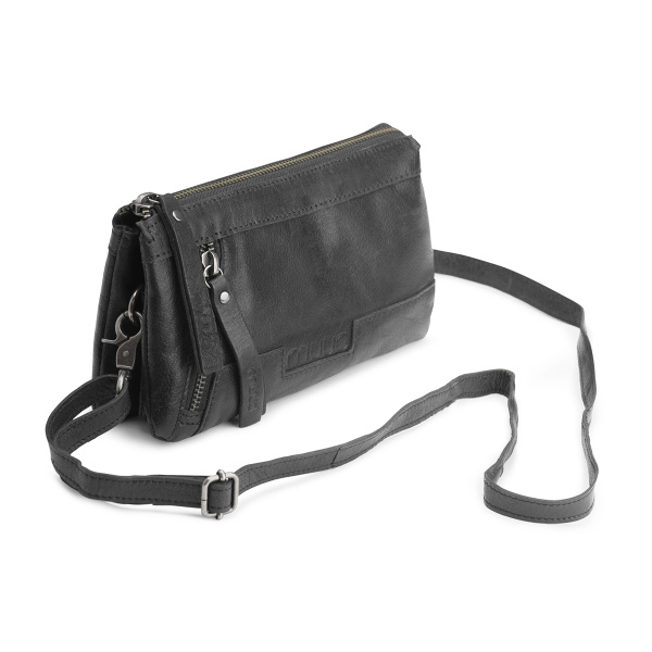 Сумка через плечо "Riga" Black. Арт QB-4441R1/Black