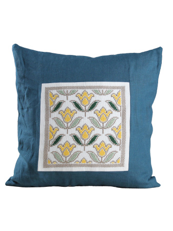 Набор для вышивания подушки "Желтые цветы". Арт 52023