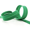 Косая бейка хлопок/полиэстер 20 мм, 25 м, цвет 25, зеленый. Арт 6120-20мм-25            