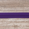 Косая бейка хлопок/полиэстер 20 мм, 25 м, цвет 129, фиолетовый. Арт 6120-20мм-129           