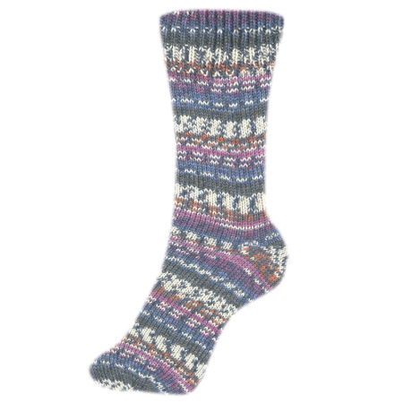 Пряжа Fortissima Socka 4-fach color, 75% шерсть, 25% полиамид, 420 м, 100 г. Арт 90028-2481