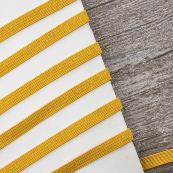 Резинка 6,6 мм, цвет тыквенный. Арт 851113010L7301