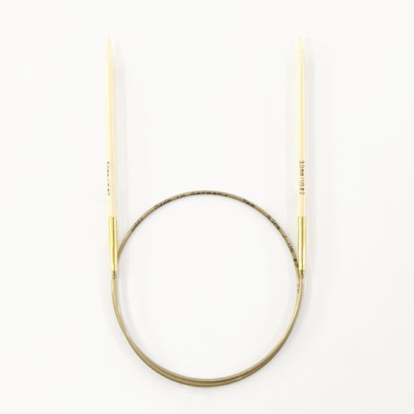 Спицы, круговые, бамбук addiNature BAMBOO №3, 50 см. Арт 555-7/3-50