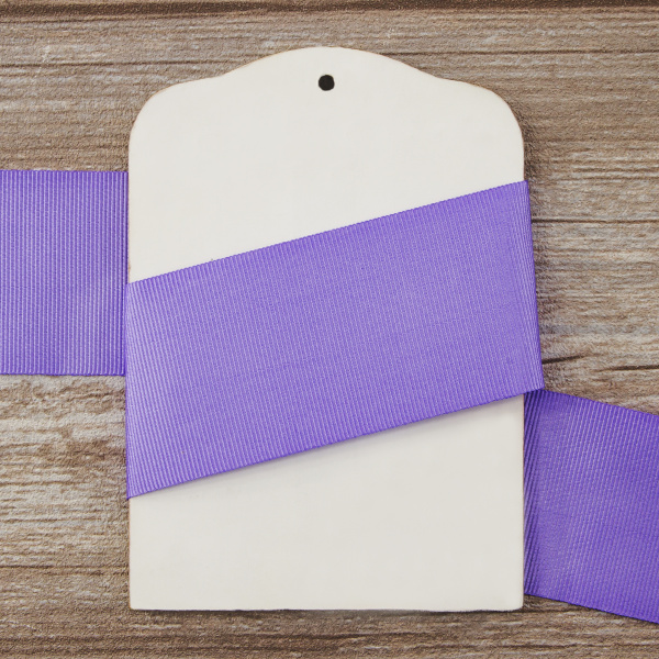 Лента репсовая SAFISA, 50 мм, 25 м, цвет 08 сиреневый. Арт 350-50мм-08