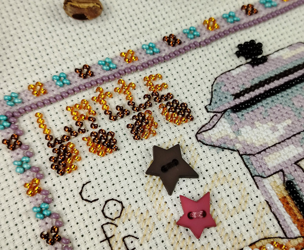 Набор для вышивания  "Френч пресс". Арт 13.003.59