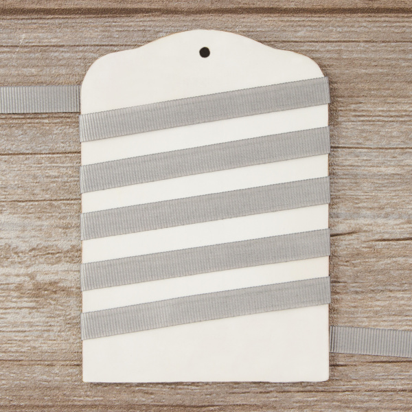 Лента репсовая SAFISA, 10 мм, 25 м, цвет 27, Серый светлый. Арт 350-10мм-27       