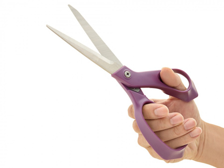 Ножницы портновские профессиональные, 21,5 см, 18 шт. в картонном прикассовом стенде. Арт B4857