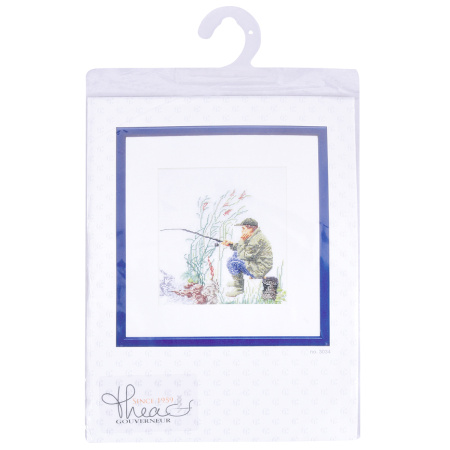 Набор для вышивания "Лов рыбы", канва лён 36 ct. Арт 3034                    