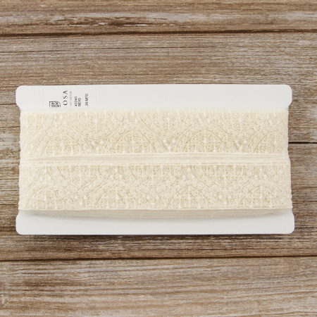 Кружево-вышивка на тюле, 20 мм. Арт 42243/58