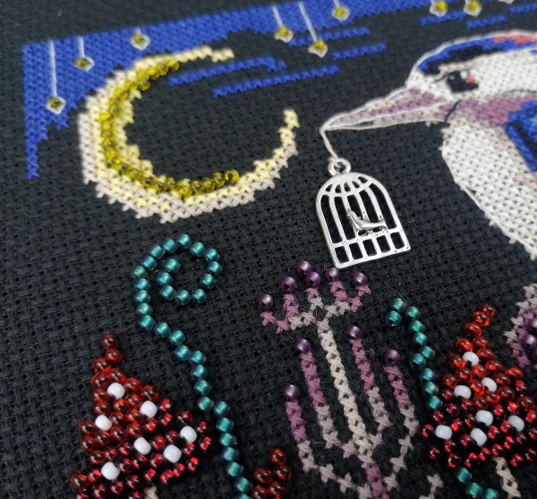 Набор для вышивания  "Пестрая птица". Арт 13.003.44