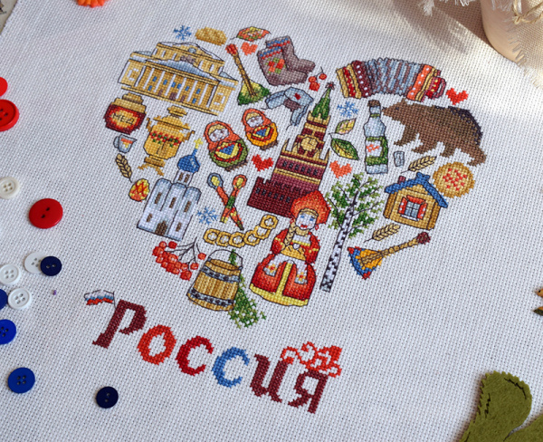 Набор для вышивания "Россия". Арт 11.001.20