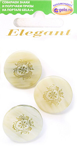 Пуговицы ELEGANT. Арт 12445-23-01089/3