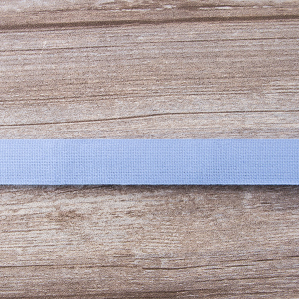 Тесьма киперная хлопковая на блистере SAFISA, 25 мм, 2 м , цвет 04, голубой светлый. Арт P00260C-25мм-04         