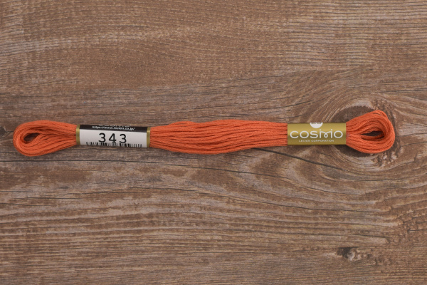 Мулине COSMO однотонный цвет  343       . Арт 25-6/343       