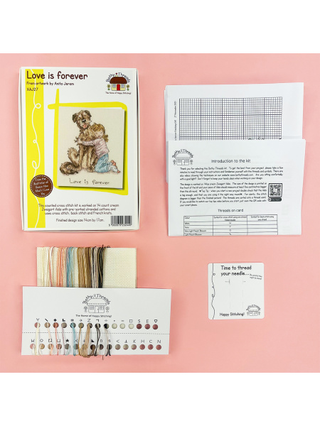Набор для вышивания "Love is forever". Арт XAJ27
