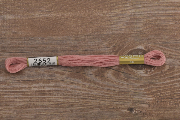 Мулине COSMO однотонный цвет  2652      . Арт 25-6/2652      
