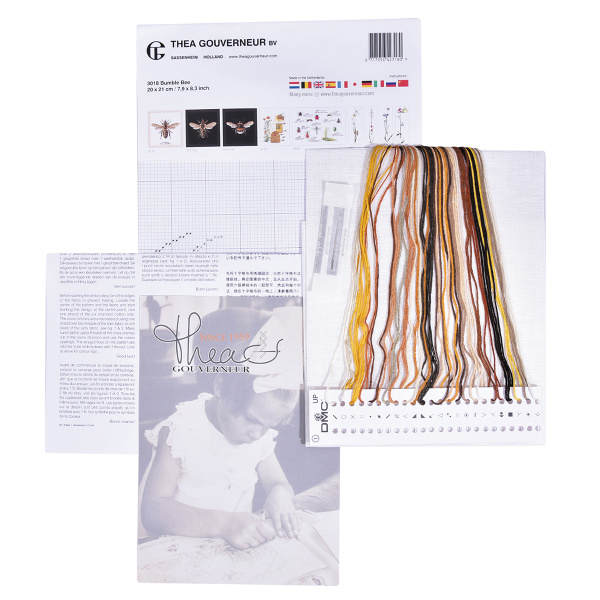 Набор для вышивания "Шмель", канва лён 32 ct. Арт 3018                    