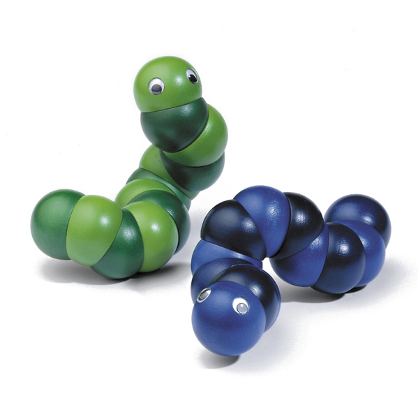 Игрушка для малышей дизайнерская NAEF BASIC "Juba" 3+, дерево, цвет синий, 4 x 18 см. Арт 9911.3