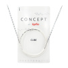 Спицы металлические круговые супергладкие c квадратным кончиком CONCEPT BY KATIA Cube №6, 150 см. Арт 718-7/6-150