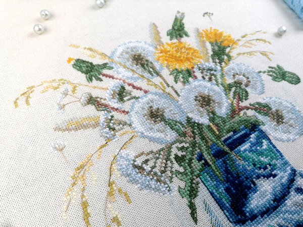 Набор для вышивания "Букет одуванчиков". Арт 04.005.24