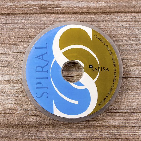 Лента жаккардовая с люрексом SAFISA, 10 мм, 15 м, цвет 06. Арт 9212-10мм-06