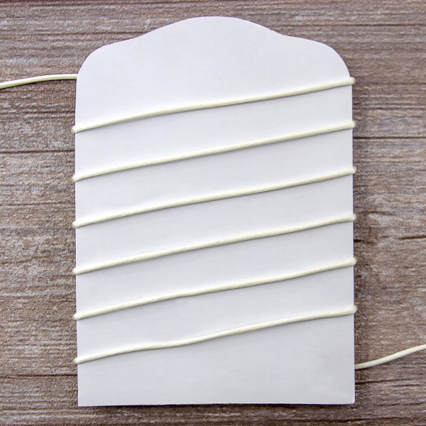 Шнур атласный мини-рулон, 2 мм, 4,5 м, цвет 56, кремовый. Арт P00462-2мм-56           