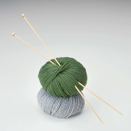 Спицы прямые, бамбук, addiNature BAMBOO №5.5, 25 см. Арт 500-7/5.5-25