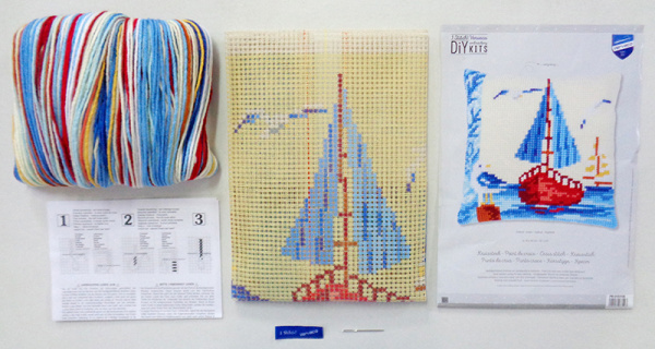 Набор для вышивания подушки "Парусник". Арт PN-0183156