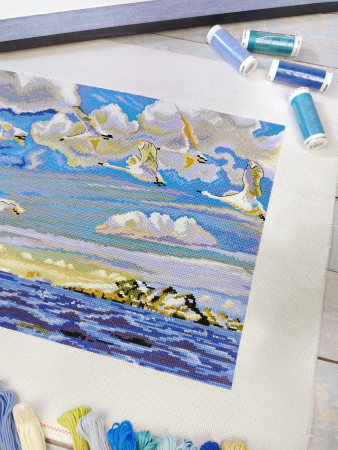 Набор для вышивания "В голубом просторе". Арт 06.003.08