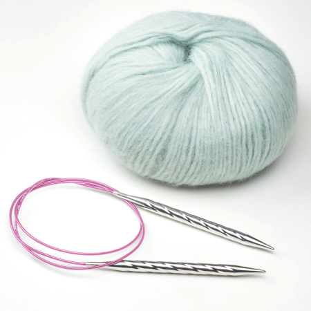 Спицы металлические круговые супергладкие addiUnicorn, №2, 80 см.. Арт 115-7/2-80