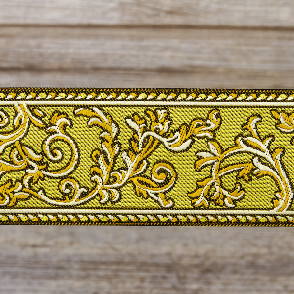 Лента жаккард SAFISA, 50 мм, 15 м, цвет 02. Арт 9113-50мм-02            