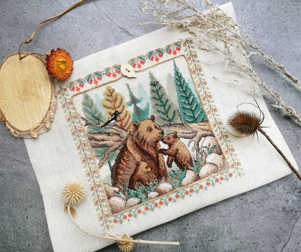 Набор для вышивания " Медведица". Арт 03.017.13