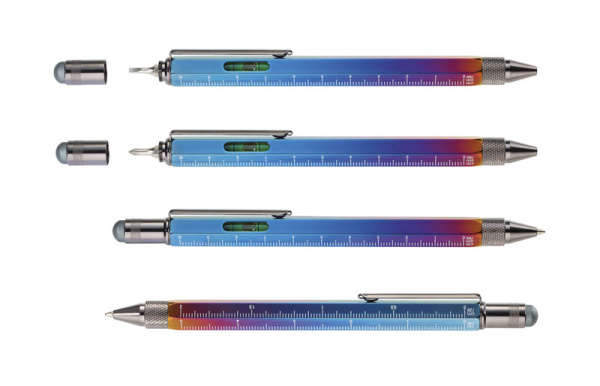 Ручка шариковая TROIKA многофункциональная "CONSTRUCTION SPECTRUM". Арт PIP20/MC