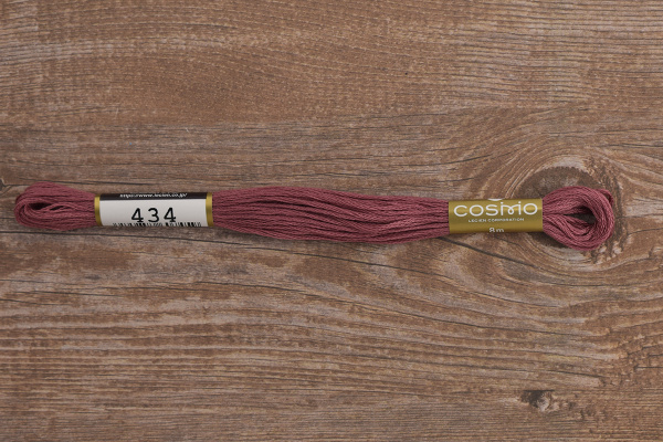 Мулине COSMO однотонный цвет  434       . Арт 25-6/434       