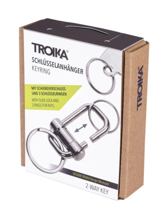 Брелок TROIKA "2-WAY KEY". Арт KR22-09-GM
