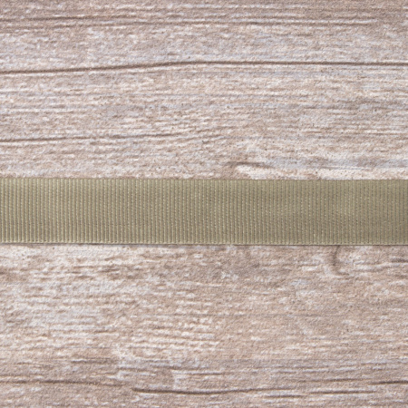 Лента репсовая SAFISA, 15 мм, 25 м, цвет 67, серо-зеленый. Арт 350-15мм-67             