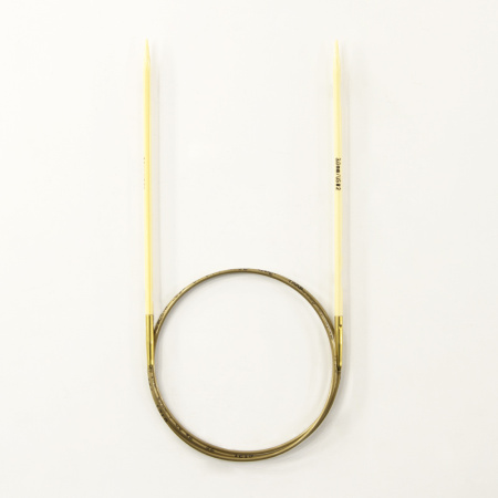Спицы, круговые, бамбук addiNature BAMBOO №3, 80 см. Арт 555-7/3-80