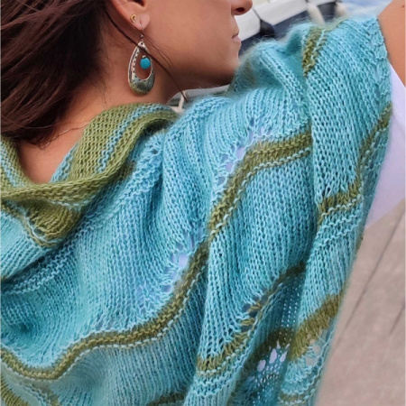 Пряжа Mohair Cotton, 70% хлопок, 30% мохер, 50 г, 225 м. Арт 1246.73