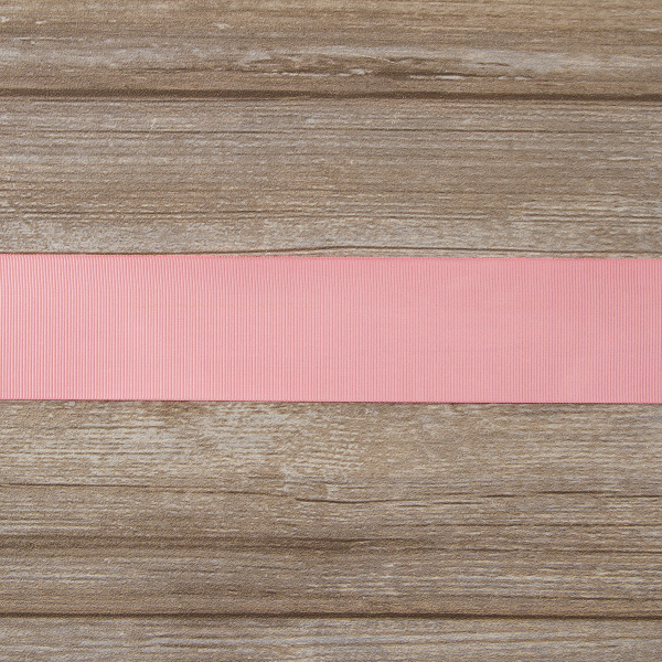 Лента репсовая SAFISA, 50 мм, 25 м, цвет 06 розово-персиковый. Арт 350-50мм-06