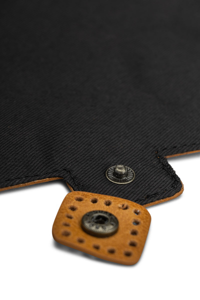 Крышка "Callie" для сумки с ручкой и пришивной кнопкой Whisky. Арт QB-4458/Whisky