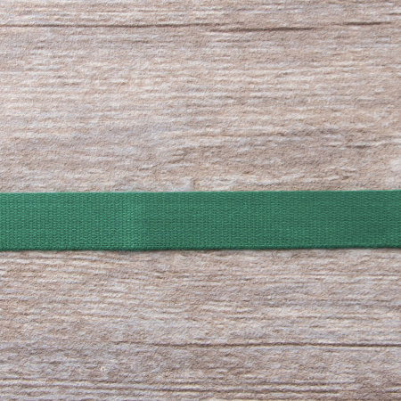 Тесьма киперная хлопковая на блистере SAFISA, 14 мм, 2,5 м , цвет 25, зеленый. Арт P00260C-14мм-25         