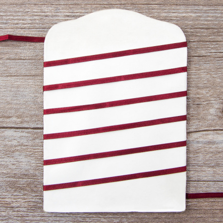 Лента для вышивания SAFISA на блистере, 4 мм, 5 м, цвет 30, бордо. Арт P111-4мм-30             